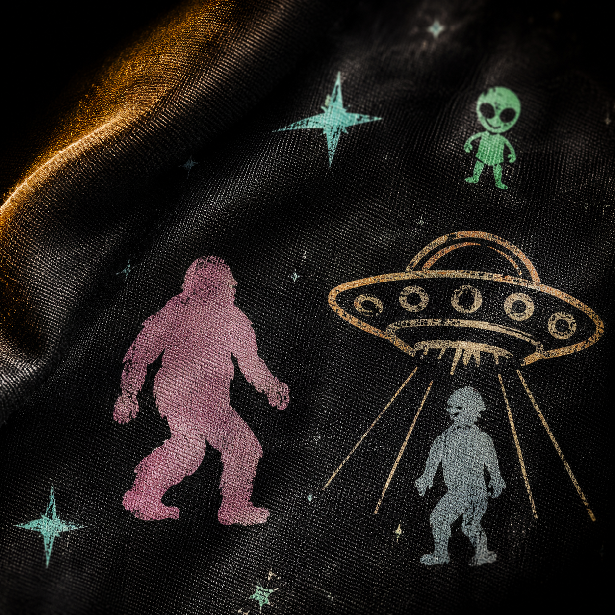 Roadtrip '67 — Cosmic Cryptid Slip Dress