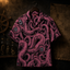 Crosfil Pink Abyss Hawaiian Shirt — Tentacle & Eyes All-Over Print