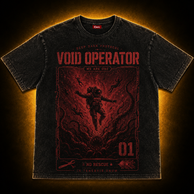 Void Operator 01 — Deep Dark Protocol T-Shirt