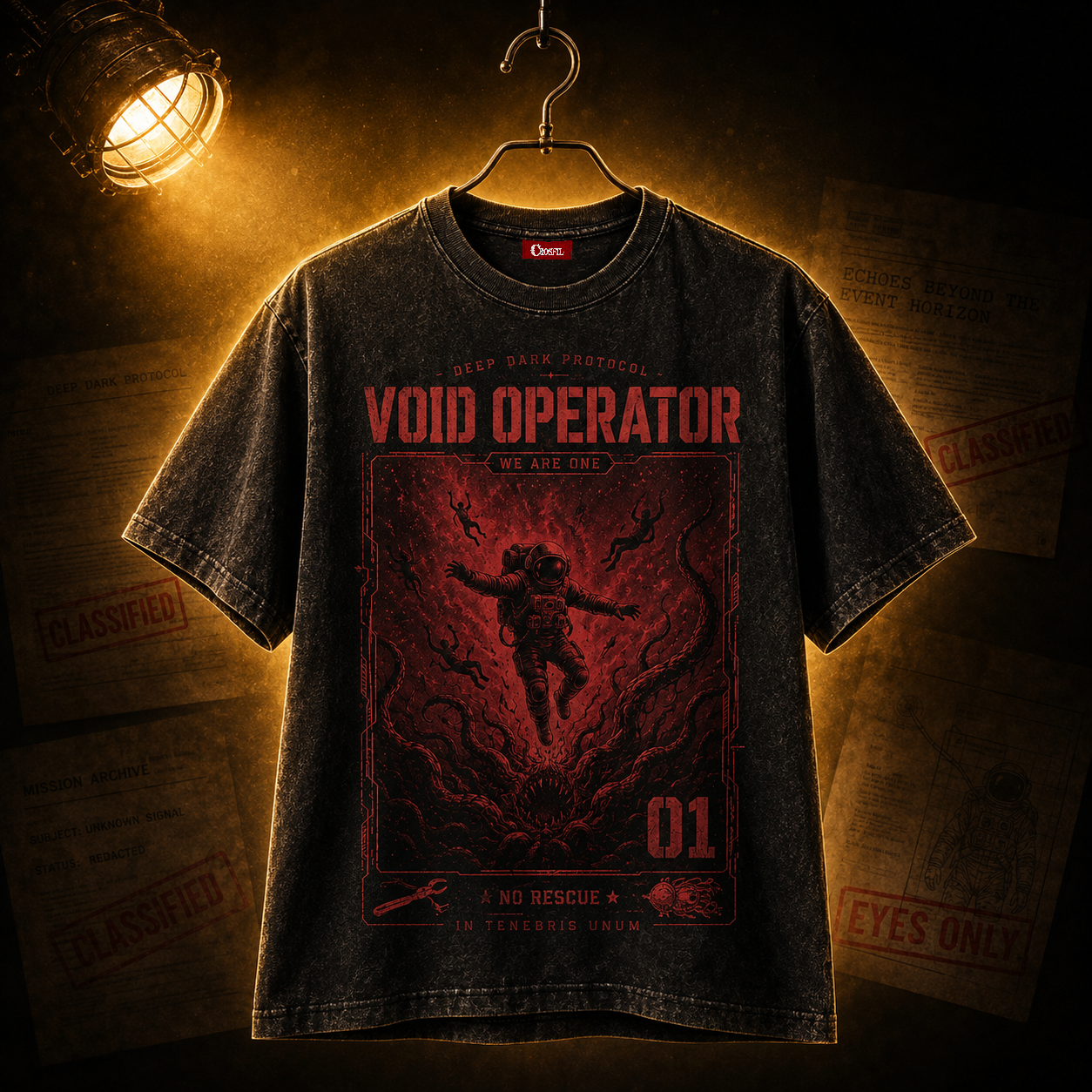 Void Operator 01 — Deep Dark Protocol T-Shirt