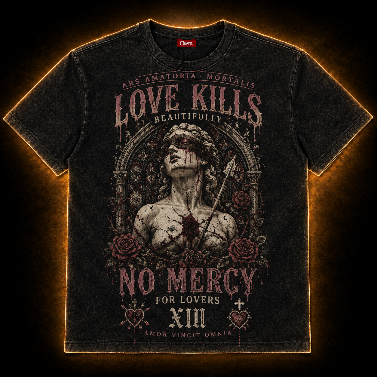 Love Kills Beautifully — No Mercy For Lovers T-Shirt