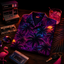 Neon Coast XIII — Synthwave Paradise Hawaiian Shirt