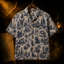 Crosfil Cryptid Toile Hawaiian Shirt — Dark Forest Toile de Jouy Print