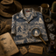 Crosfil Desert 1947 Hawaiian Shirt — Roswell UFO & Bigfoot Print