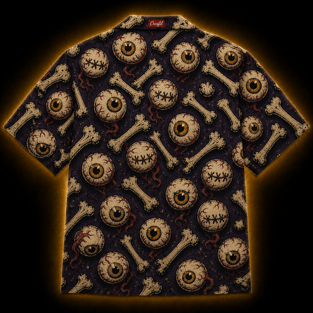 A Thousand Eyes — Vintage Horror Comic Hawaiian Shirt
