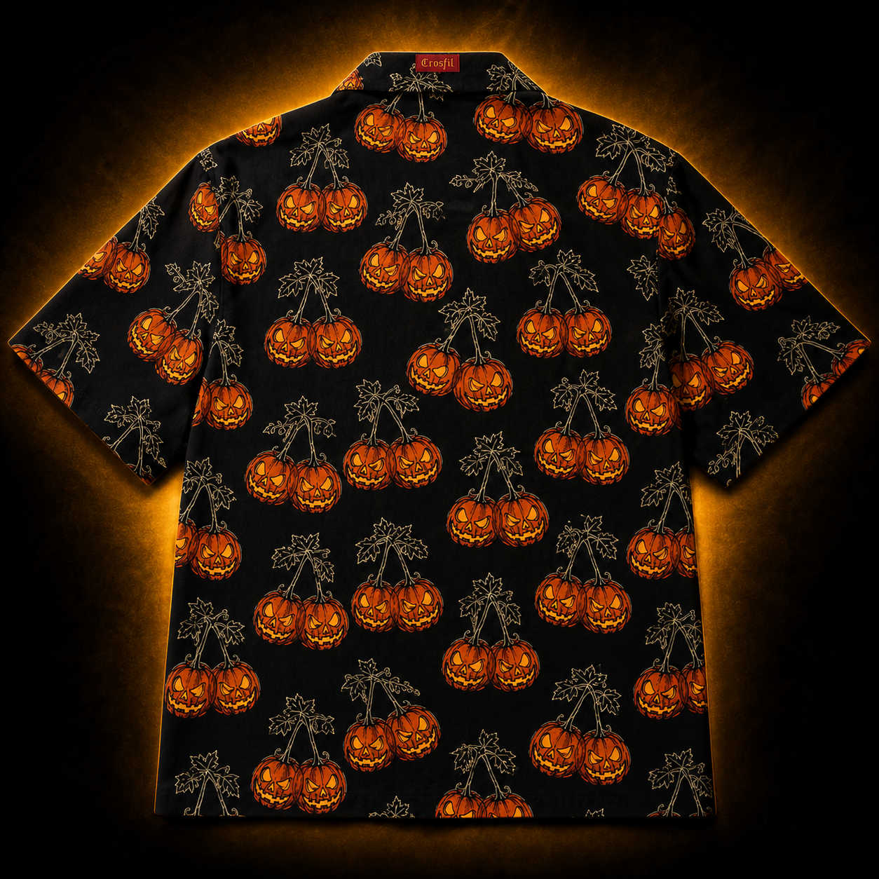 Cursed Harvest — Halloween Pumpkin Hawaiian Shirt