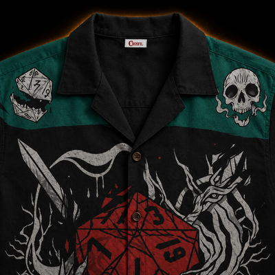 Dungeon Master 20 — Critical Fail D20 Hawaiian Shirt | Gaming Collection