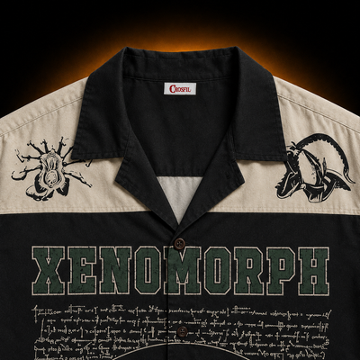 Xenomorph '79 — Vitruvian Alien Hawaiian Shirt | Film & TV Collection