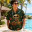 Custom Dog & Text Jungle Adventure Hawaiian Shirt — Personalized Tropical Rainforest Aloha