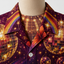 Custom Dog & Text Disco Hawaiian Shirt — Personalized 70s Groovy Roller Skate Aloha