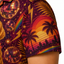 Custom Dog & Text Disco Hawaiian Shirt — Personalized 70s Groovy Roller Skate Aloha