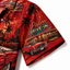 Custom Dog & Text Route 66 Hawaiian Shirt — Personalized Classic Car Vintage Diner Aloha