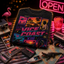 Neon Coast XIII — Midnight Boulevard Poster Washed T-Shirt