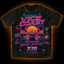 Neon Coast XIII — Midnight Boulevard Movie Poster Washed T-Shirt