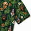 Custom Dog Face Hawaiian Shirt — Personalized Tropical Jungle  Pet Photo Aloha Shirt