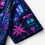 Custom Dog & Text Cyberpunk Hawaiian Shirt — Personalized Neon Tokyo Tropical Aloha