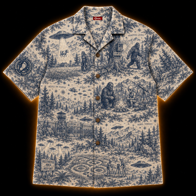 Veritas Latet — Paranormal Toile Hawaiian Shirt