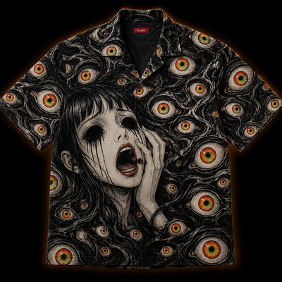 The Hollow — Japanese Horror Hawaiian Shirt