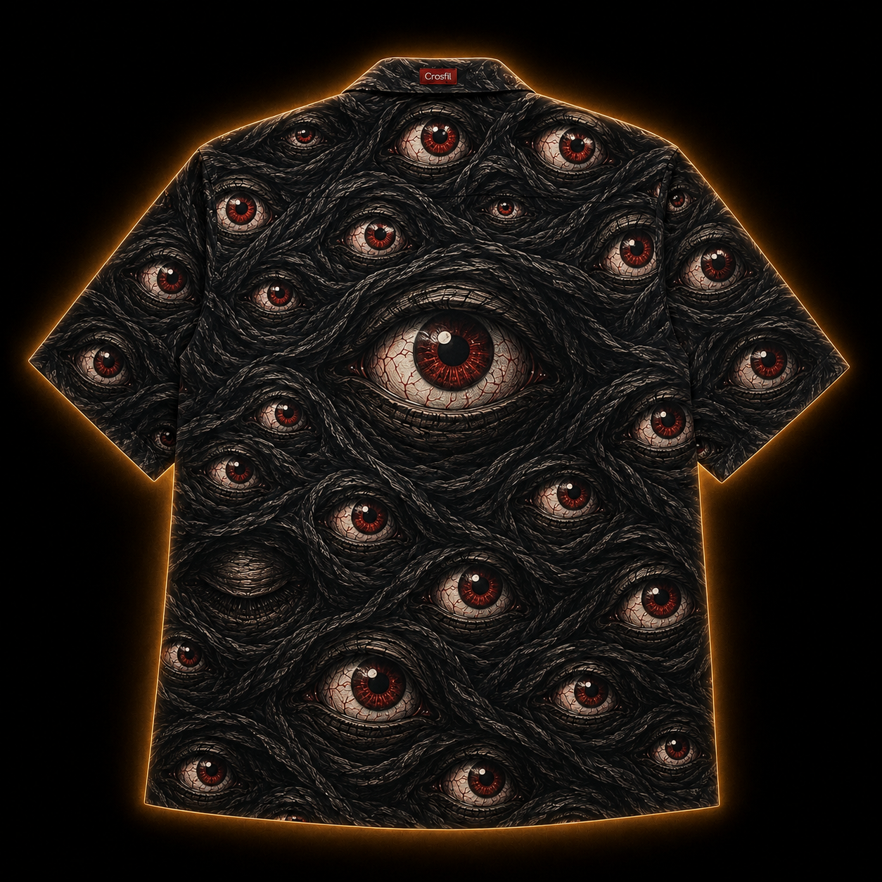 Sleepless — Dark Eyes Horror Hawaiian Shirt