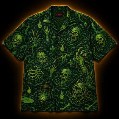 Bog Risen — Swamp Zombie Hawaiian Shirt