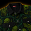 Crosfil Cthulhu Necropolis Jacket — Green Horror All-Over Print