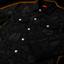 Crosfil Mothman Damask Jacket — Black Gothic Botanical All-Over Print