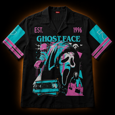 Scream '96 — Ghostface Slasher Hawaiian Shirt