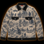 Crosfil Bigfoot Toile Jacket — Cryptid Forest All-Over Print