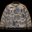 Crosfil Bigfoot Toile Jacket — Cryptid Forest All-Over Print