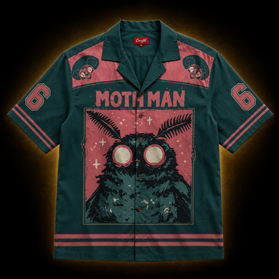 Mothman '66 — Cryptid Folklore Hawaiian Shirt | Cryptid Collection