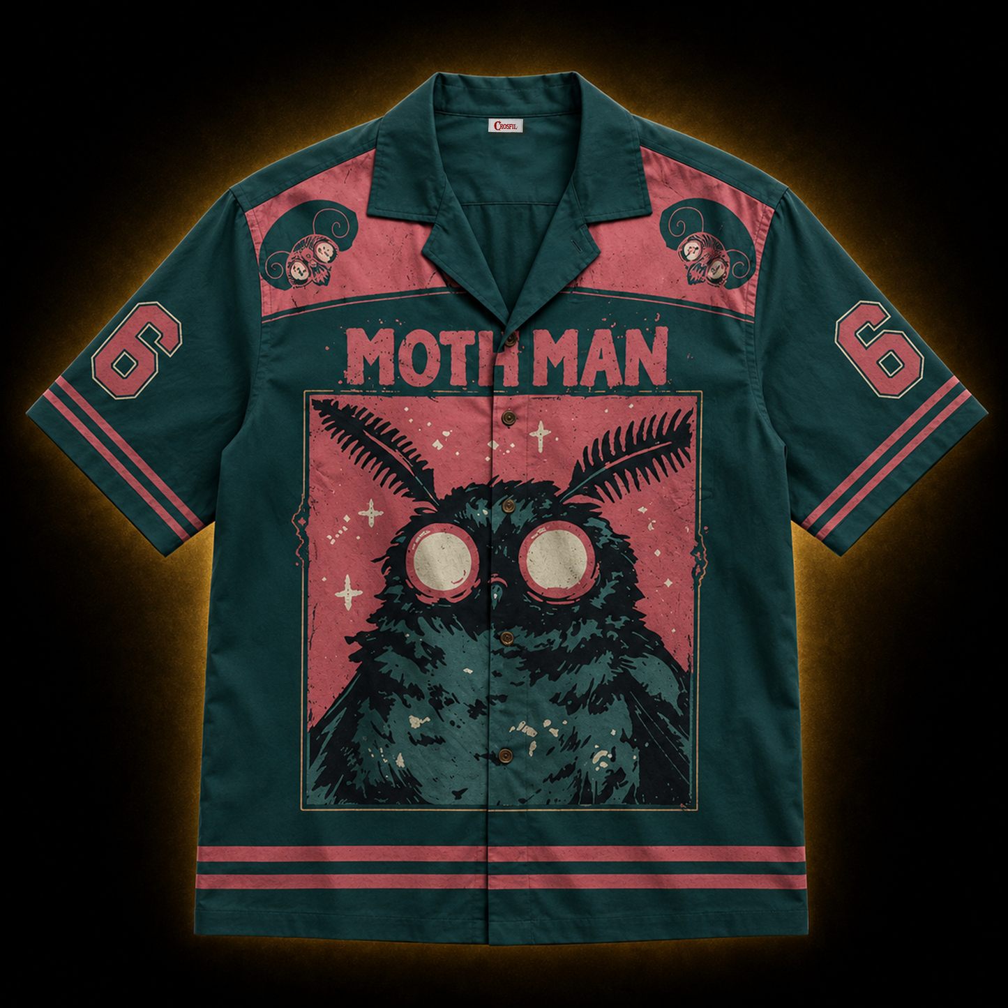 Mothman '66 — Cryptid Folklore Hawaiian Shirt | Cryptid Collection