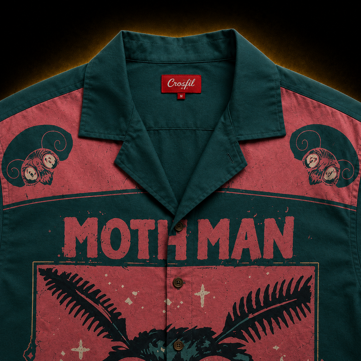 Mothman '66 — Cryptid Folklore Hawaiian Shirt | Cryptid Collection