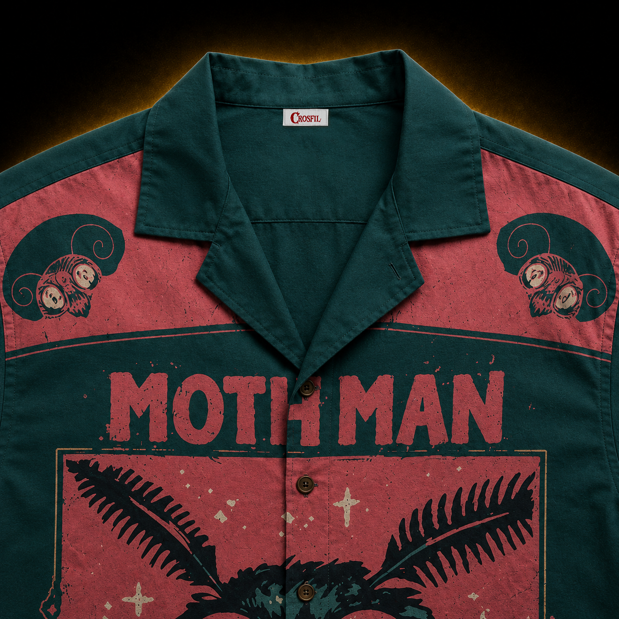 Mothman '66 — Cryptid Folklore Hawaiian Shirt | Cryptid Collection