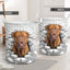 Dogue de Bordeaux - In The Hole Of Wall Pattern Laundry Basket