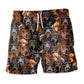 Dachshund Full Face Hawaiian Shirt & Short