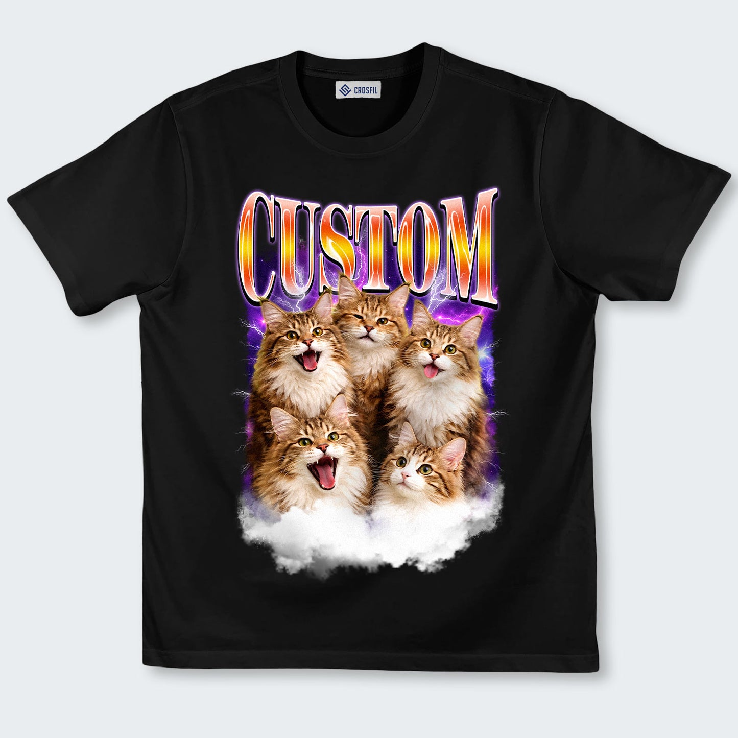 Custom Cat T-Shirt – Personalized Pet Tee - 130226