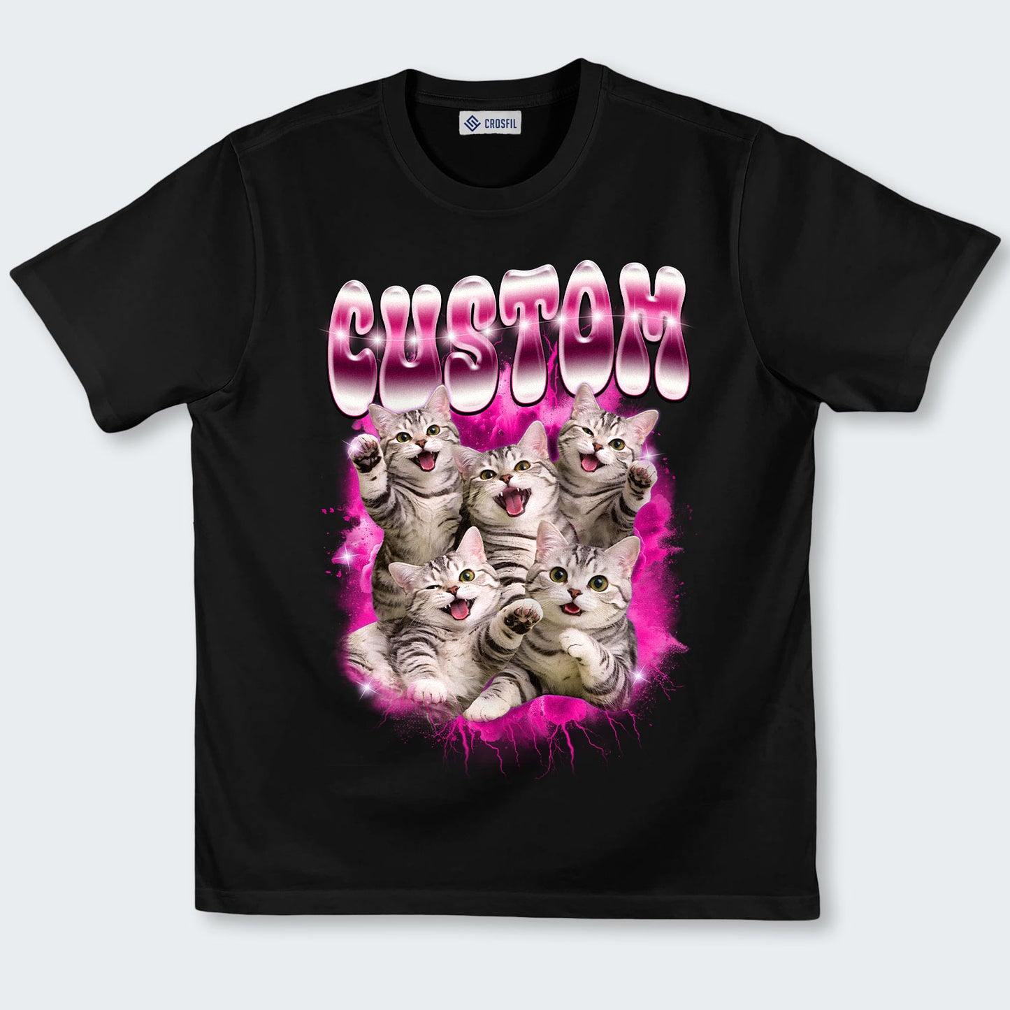 Custom Cat T-Shirt – Personalized Pet Tee - 130226
