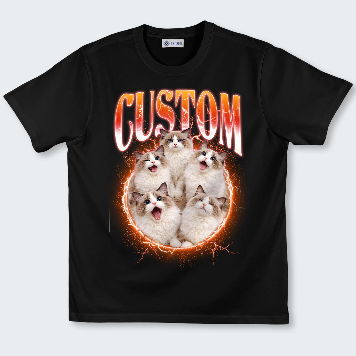 Custom Cat T-Shirt – Personalized Pet Tee - 130226