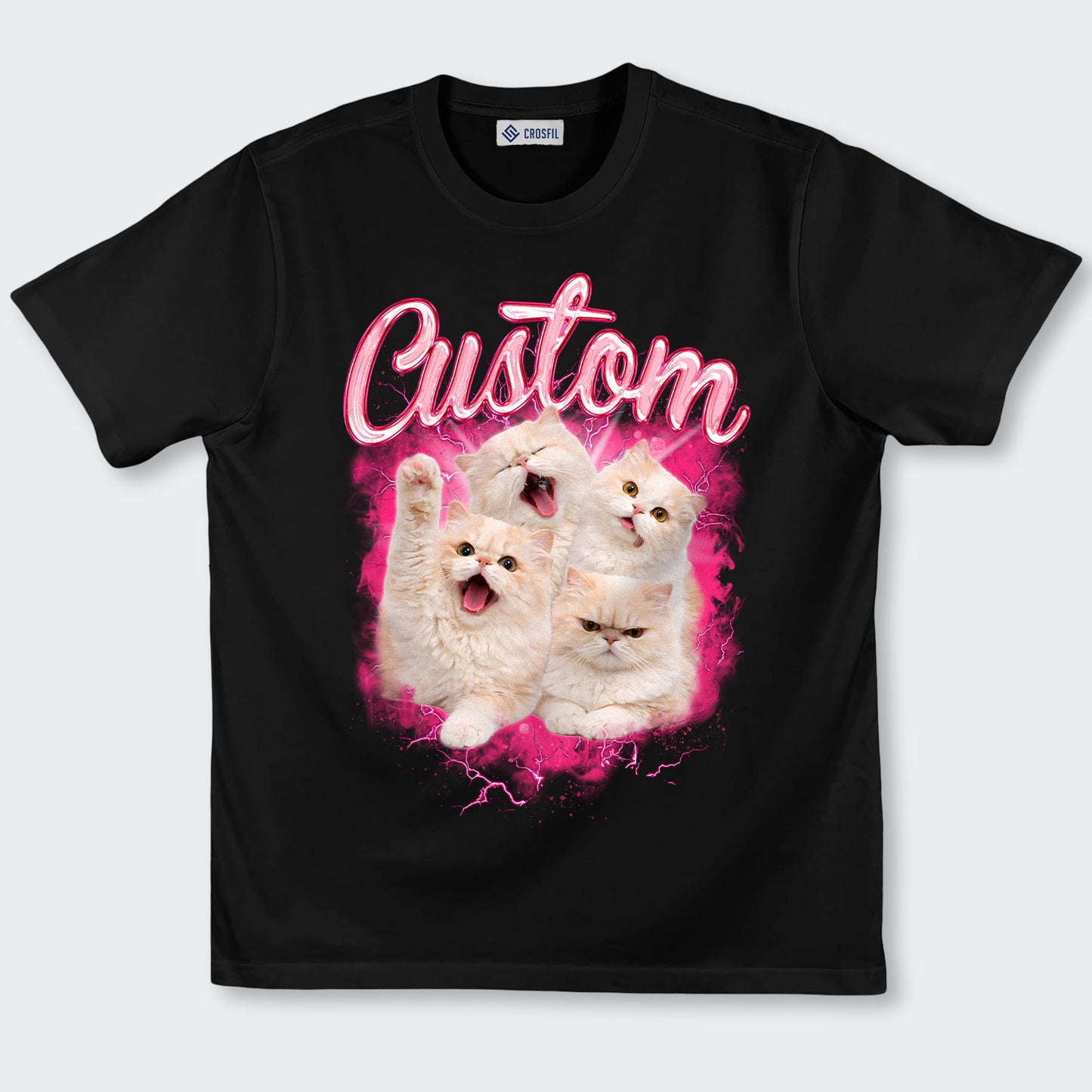 Custom Cat T-Shirt – Personalized Pet Tee - 130226
