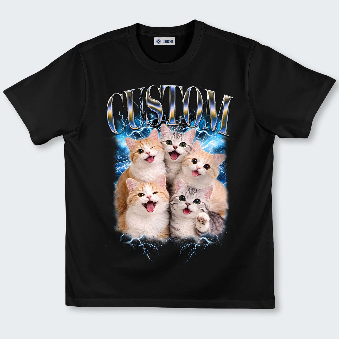 Custom Cat T-Shirt – Personalized Pet Tee - 130226