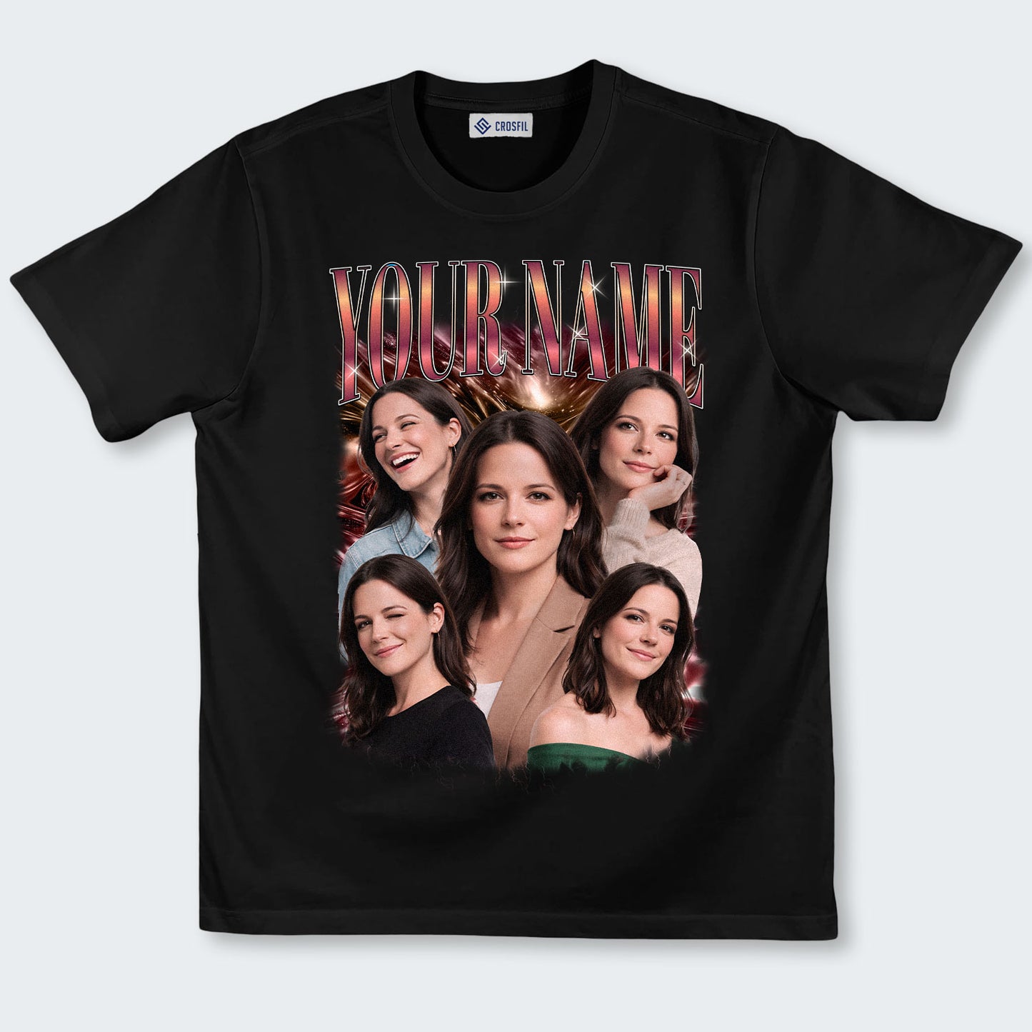 Custom Face Photo T-Shirt – Personalized Face Tee - 100226