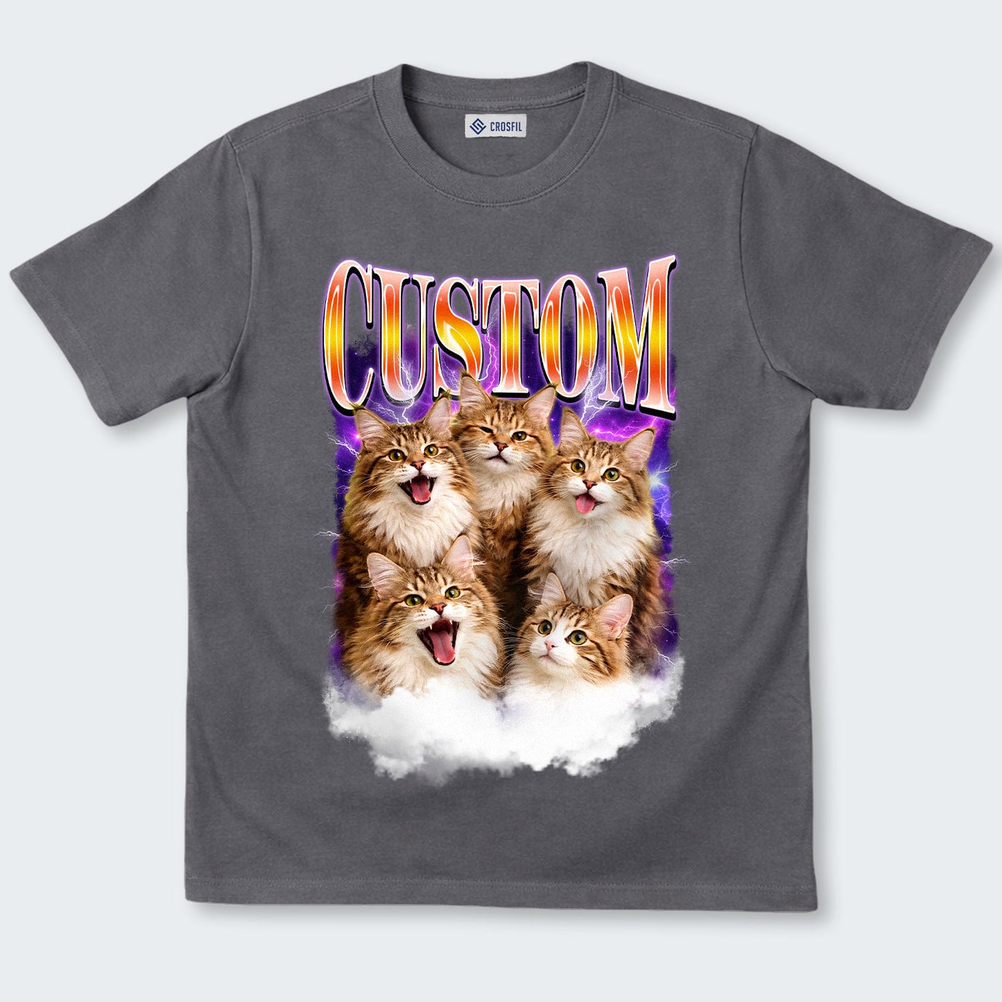 Custom Cat T-Shirt – Personalized Pet Tee - 130226