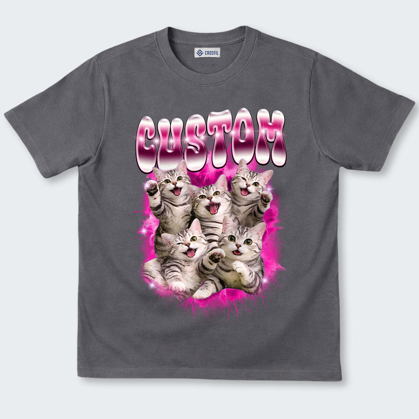 Custom Cat T-Shirt – Personalized Pet Tee - 130226