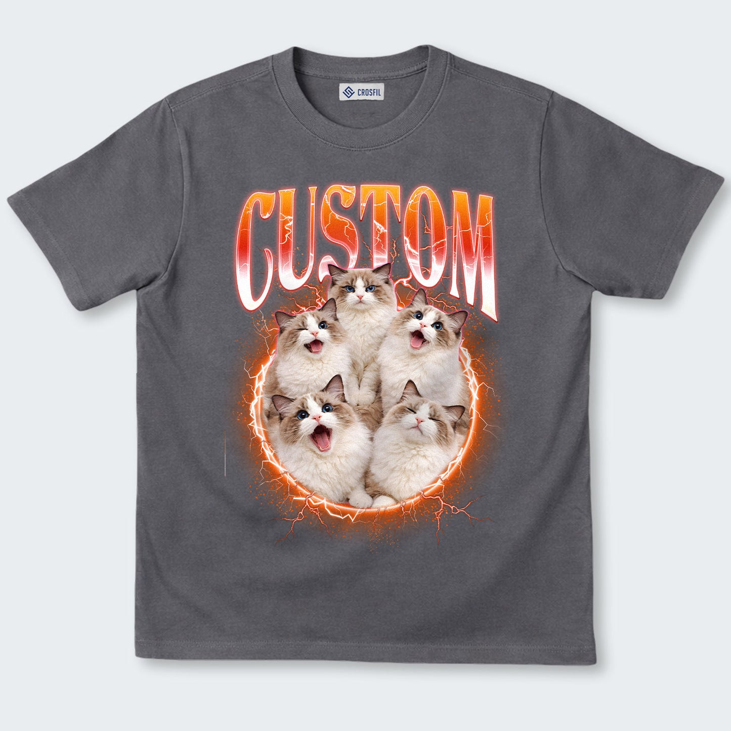 Custom Cat T-Shirt – Personalized Pet Tee - 130226