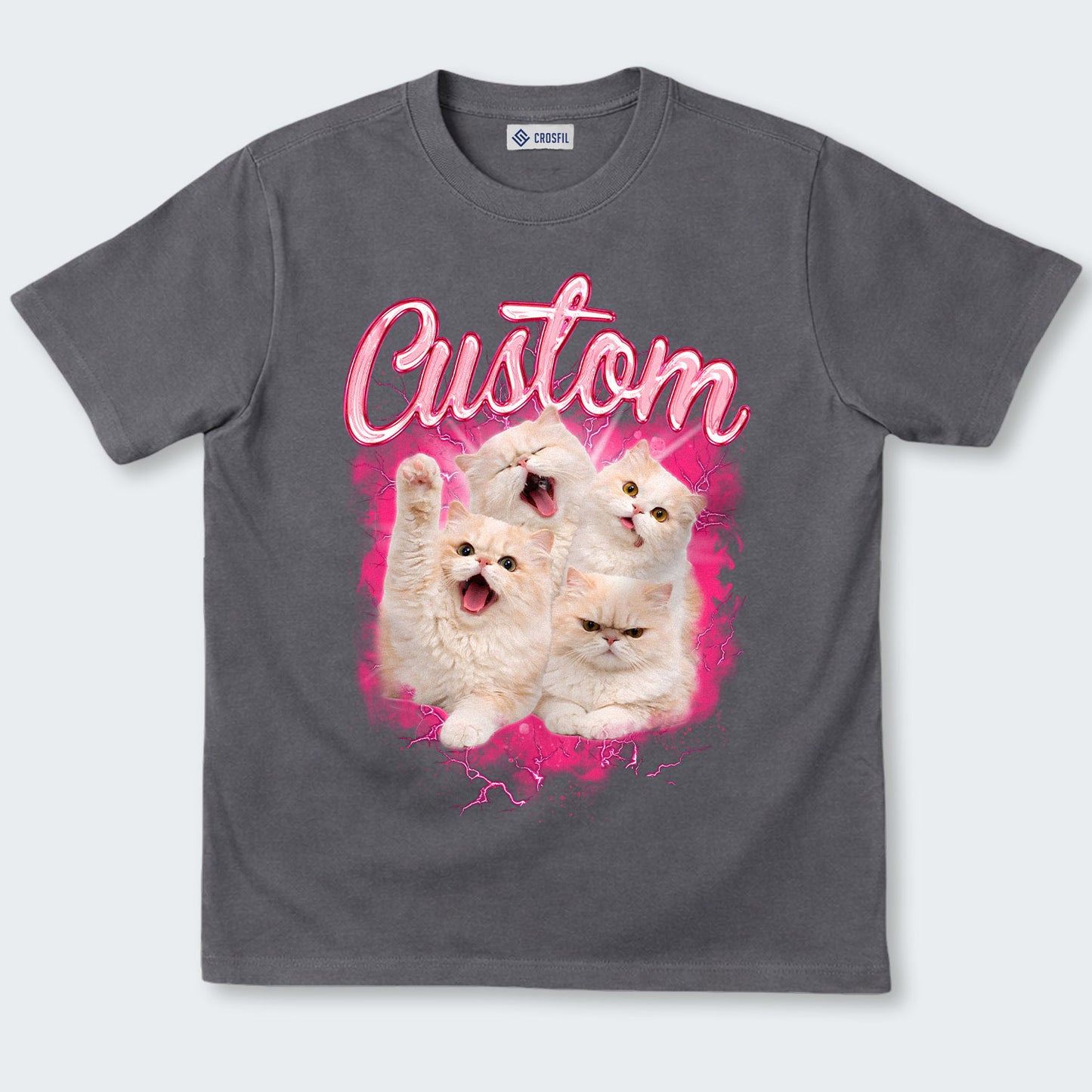 Custom Cat T-Shirt – Personalized Pet Tee - 130226