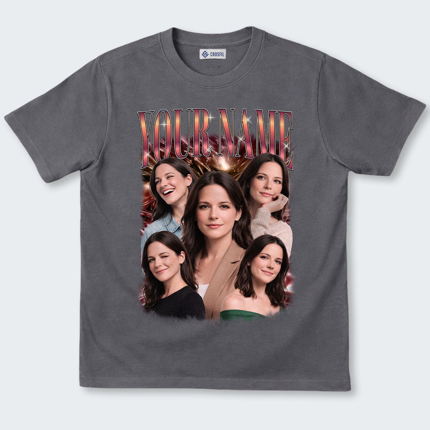 Custom Face Photo T-Shirt – Personalized Face Tee - 100226