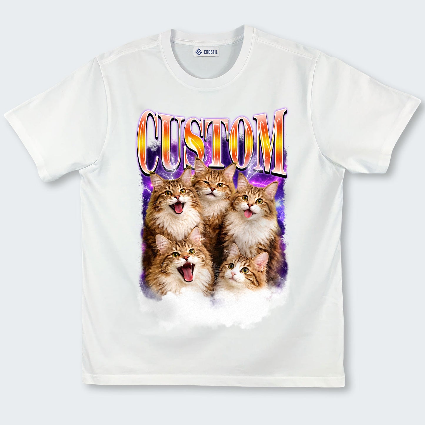 Custom Cat T-Shirt – Personalized Pet Tee - 130226