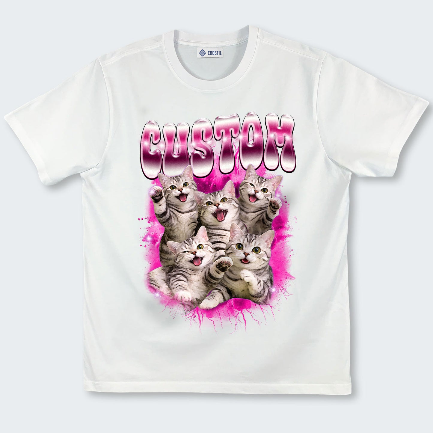 Custom Cat T-Shirt – Personalized Pet Tee - 130226