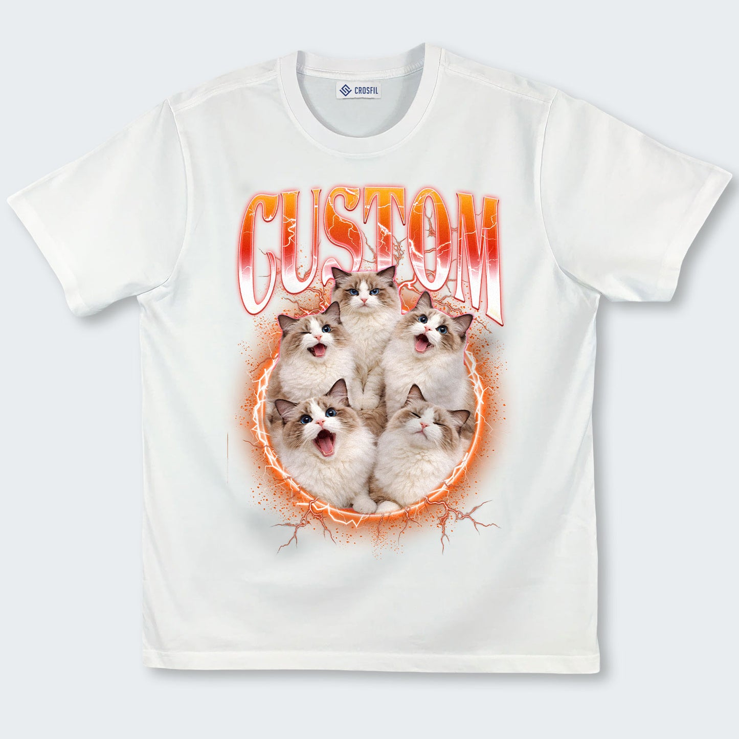 Custom Cat T-Shirt – Personalized Pet Tee - 130226