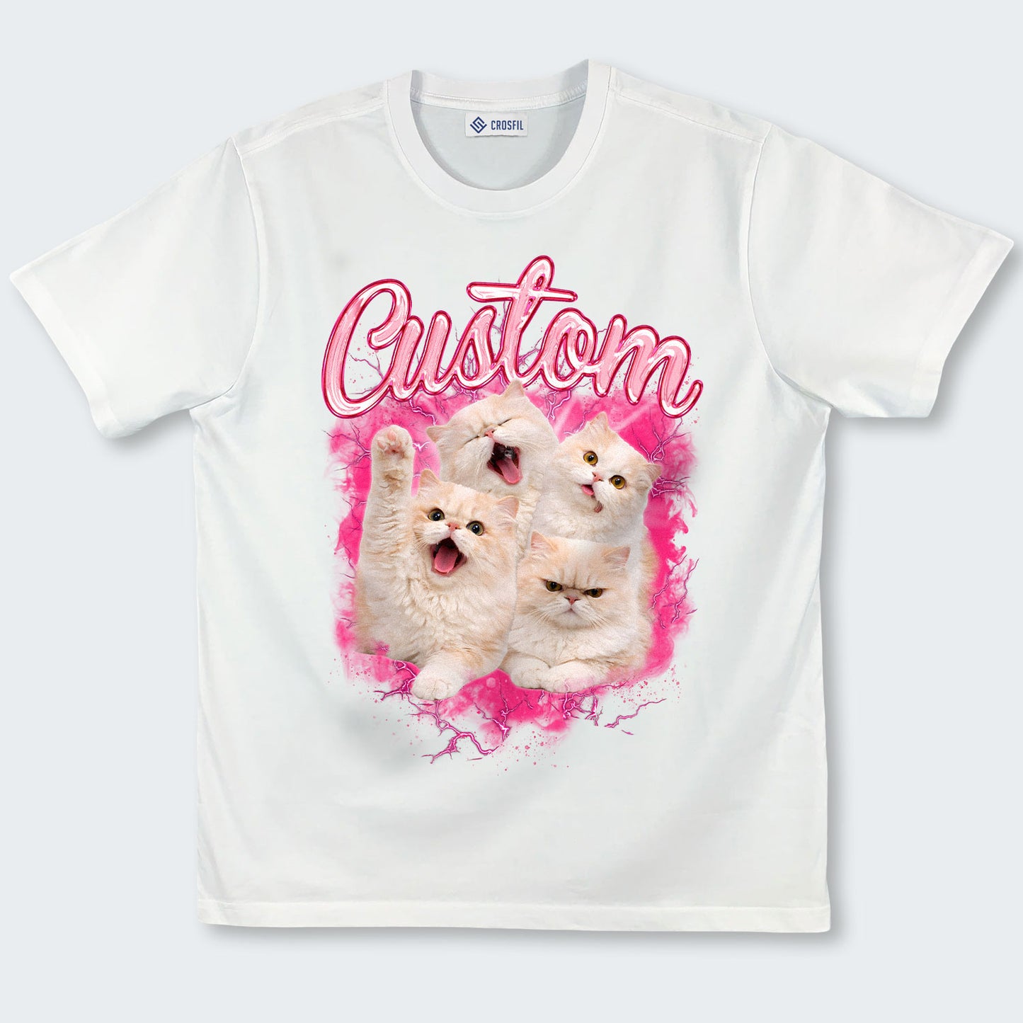 Custom Cat T-Shirt – Personalized Pet Tee - 130226